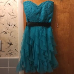 Blue Party/Prom Dress w Ribbon